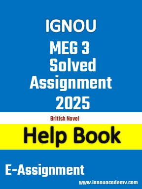 IGNOU MEG 3 Solved Assignment 2025