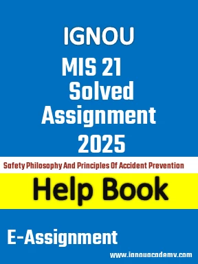 IGNOU MIS 21 Solved Assignment 2025