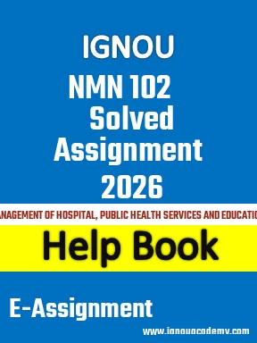 IGNOU NMN 102 Solved Assignment 2026